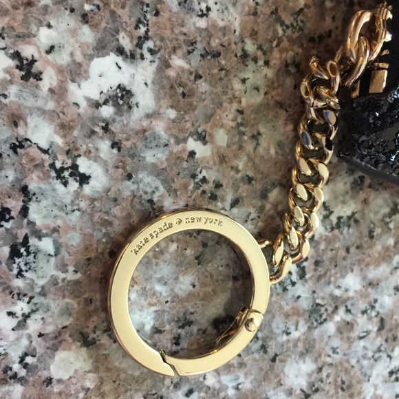 NWT Kate Spade Odette Glitter L-Zip Card Holder - Picture 5 of 11